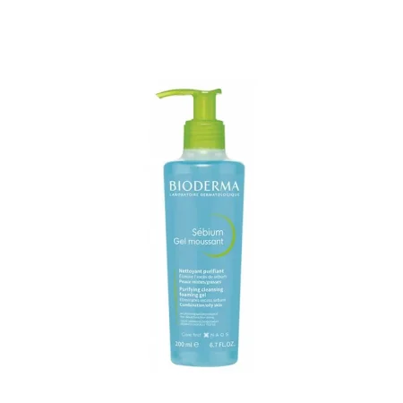 غسول بيوديرما سيبيوم جل رغوي للبشرة المختلطة إلى الدهنية – Bioderma Sebium Gel Moussant